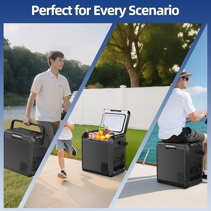 Car Refrigerator Freezer, 22QT Car Fridge Compressor Cooler