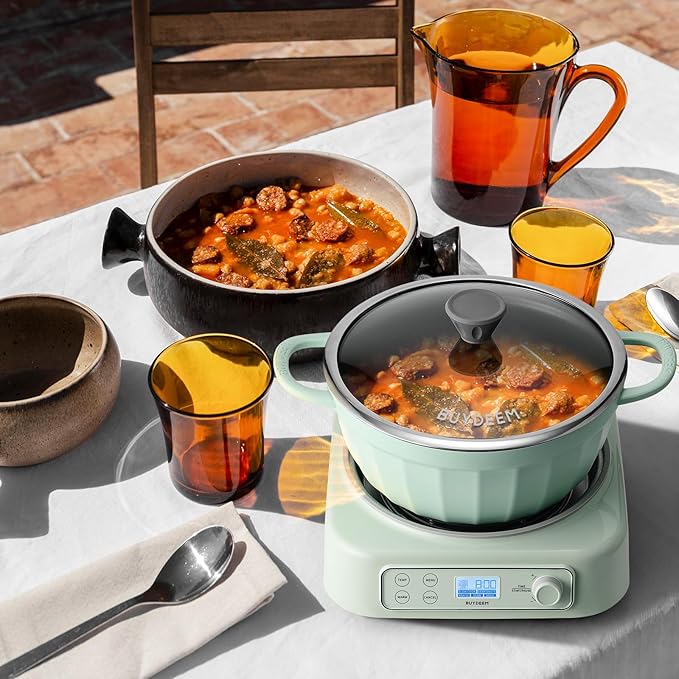 BUYDEEM 5-in-1 Slow Cooker 4.7QT