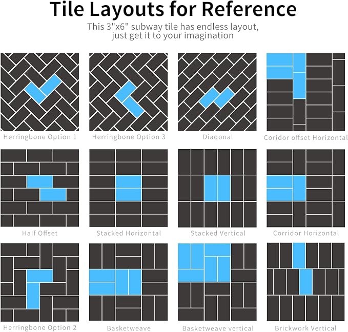 Art3d 102-Piece Peel and Stick Tile Backsplash