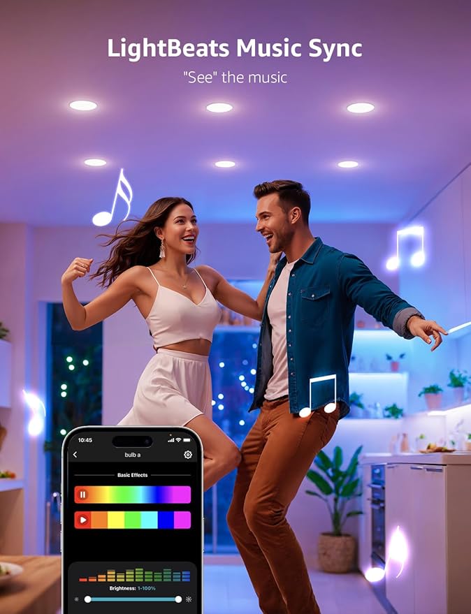 Lepro BR2 AI LED Smart Bulbs (4 Packs)