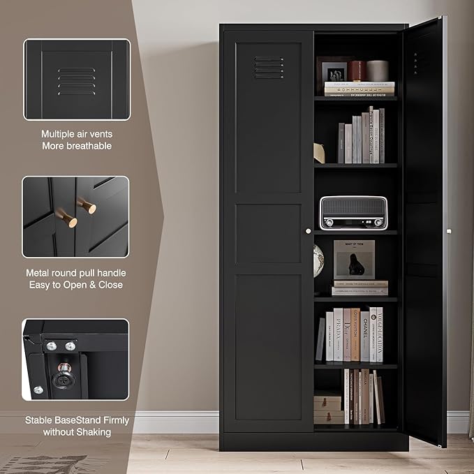 Yizosh Metal Storage Cabinet