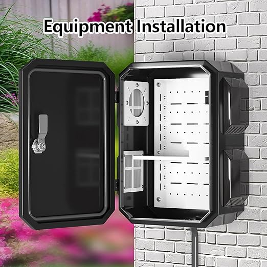 Outdoor Electrical Box, Cold-Rolled Steel Plate, Aluminum Alloy Back Beam