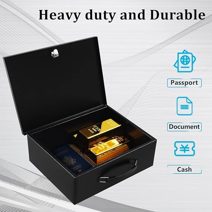 Dalmbox Portable Metal Safe Box