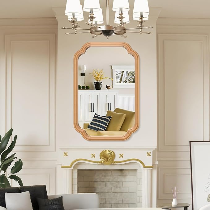 Wood Mirror for Bathroom