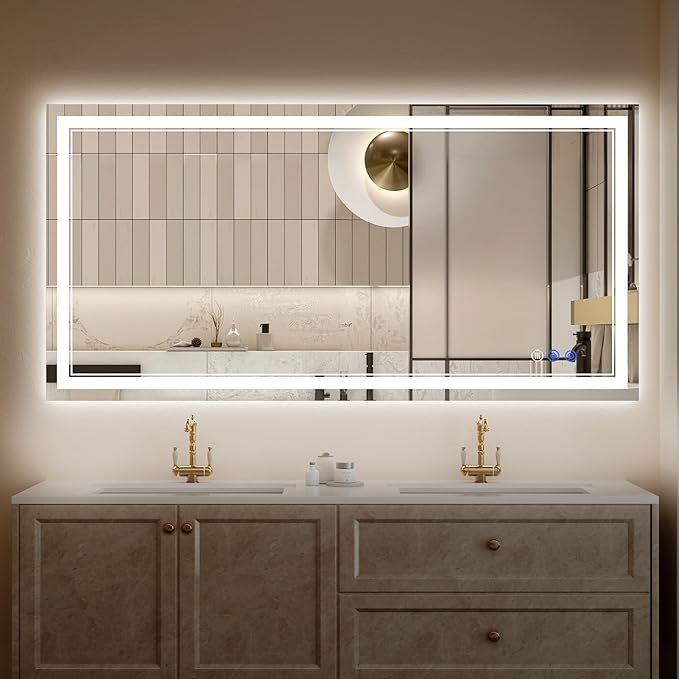 36"x48" LED Bathroom Mirror