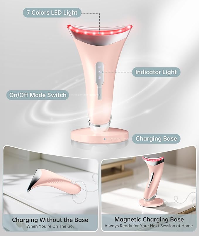 Dopsikn 7 Color Light Therapy Facial Massager