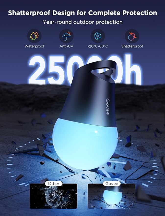 Govee Smart Outdoor String Lights 2, 144ft Outdoor Lights