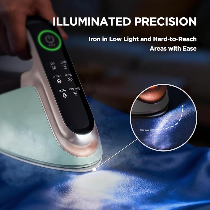 Newbealer Steam Generator Iron, 1500W Turbo Steamer