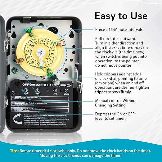 T104 Electromechanical Timer Switch