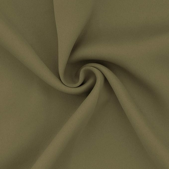 Easy-Going Blackout Curtains for Bedroom, Solid Thermal Insulated Grommet and