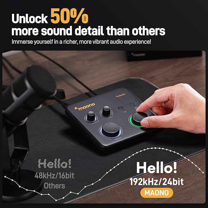 MAONO USB Audio Interface for PC: Interface
