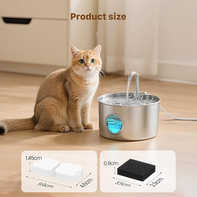 GIOTOHUN Filters for Cat Water Fountain: 40 Cat Water Fountains Filter