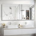Silver Bathroom Mirror for Wall, 30x60 Inch Rectangle Mirrors
