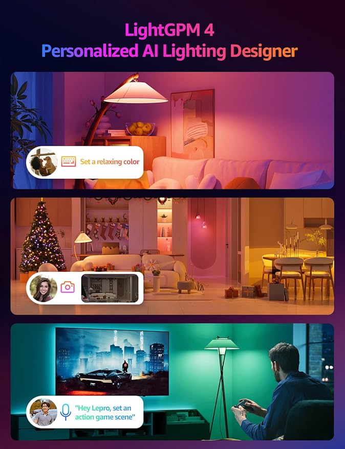 Lepro BR2 AI LED Smart Bulbs (4 Packs)