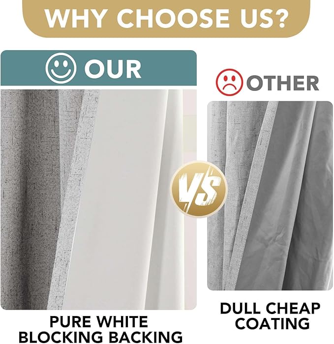 H.VERSAILTEX 100% Blackout Curtains