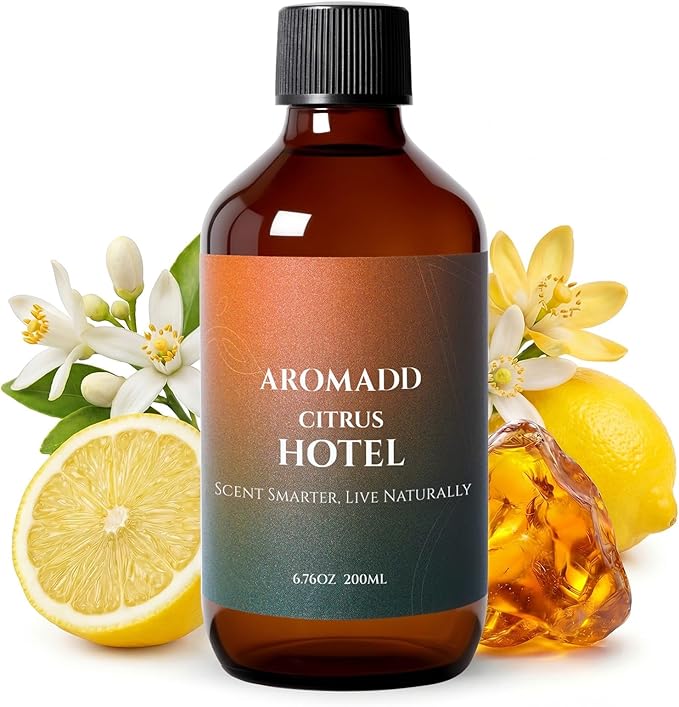 Citrus Hotel Diffuser Oil Inspired by Luxury Hotel Scent, Essential Oils