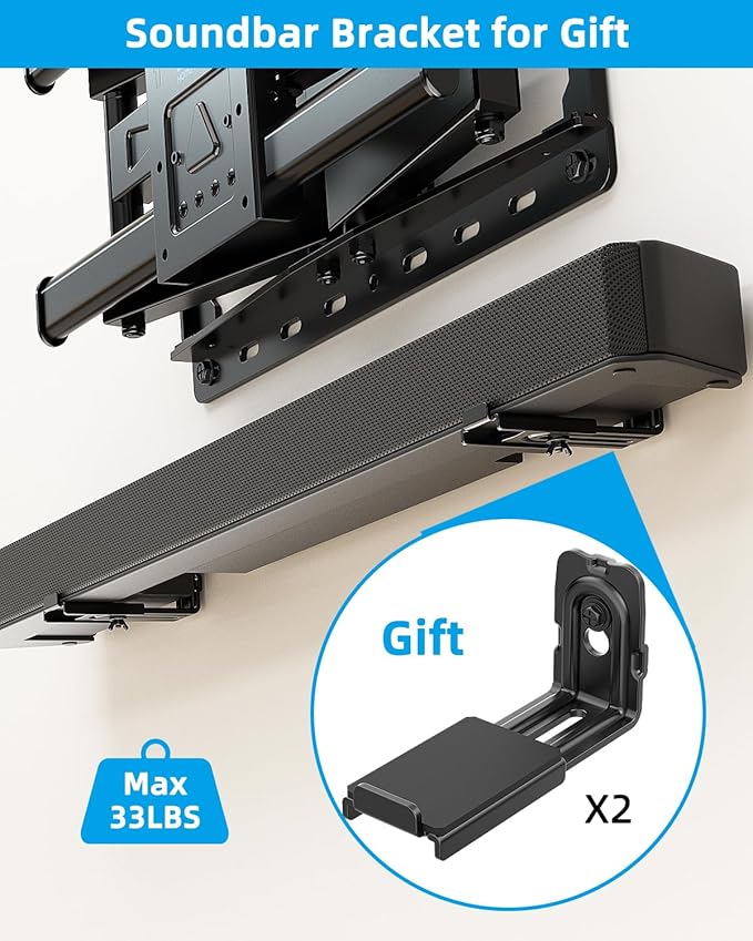 HOME VISION TV Wall Mount for 32-70 Inch TV