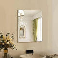 Mirrorons Frameless Wall Mirror 18" x 24", Modern Rectangle Bathroom Mirrors