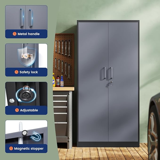 Yizosh Metal Storage Cabinet