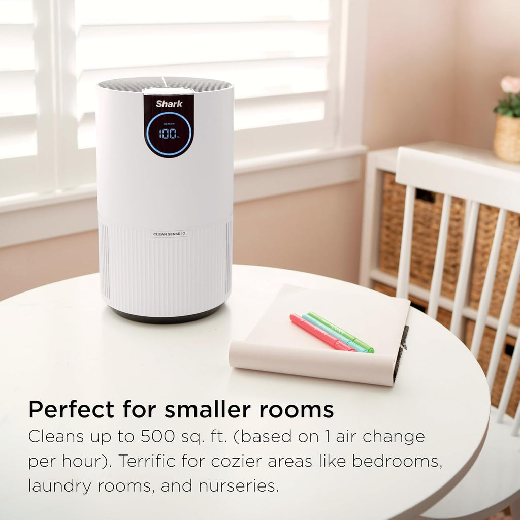 Shark Clean Sense Air Purifier with Pet Filter, HP102PET, White