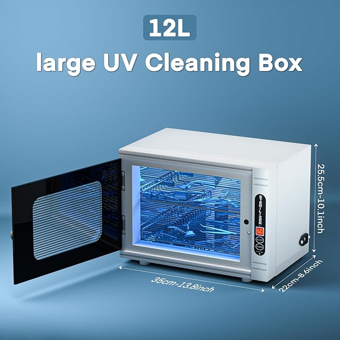 Yofuly Sterilizer for Esthetician, 12L Large Sterilizer for Nail Tools