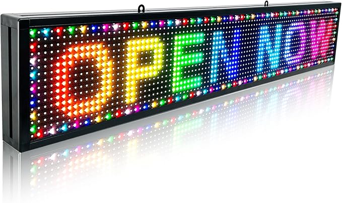 Waterproof Programmable Led Sign Custom Scrolling Outdoor Digital Signs