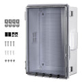 ABS Electrical Junction Box, Ventilated Design, Cable Grommets, IP65 Waterproof
