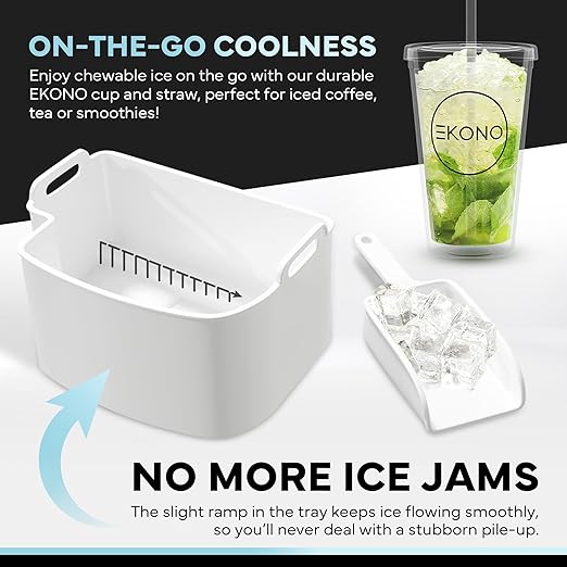 Nugget Ice Maker Countertop Sonic Ice Machine