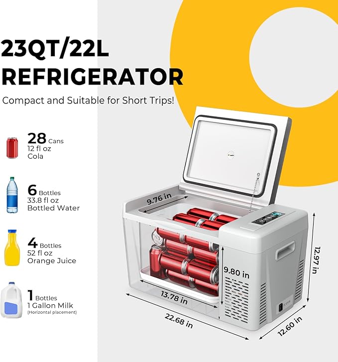 BougeRV 12 Volt Refrigerator