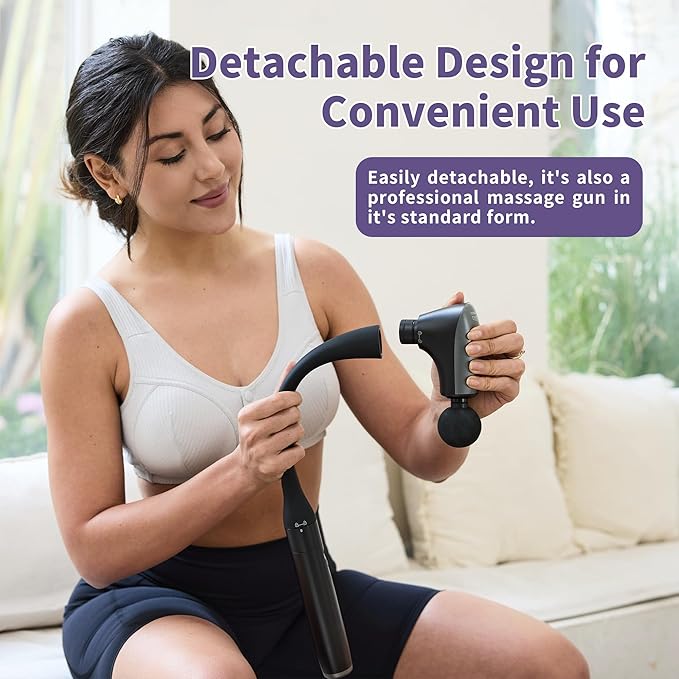 CAREKING 2-in-1 Detachable Muscle Massage Gun Deep Tissue