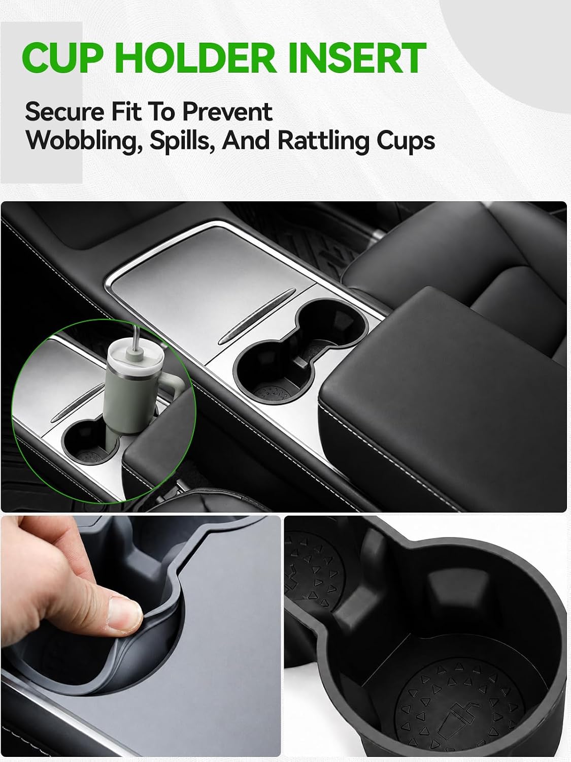 Center Console Organizer for 2020-2024 Model Y/2021-2023 Model 3