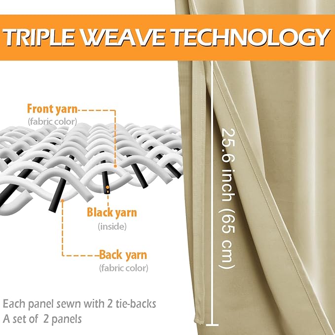 Hiasan Grommet Blackout Curtains
