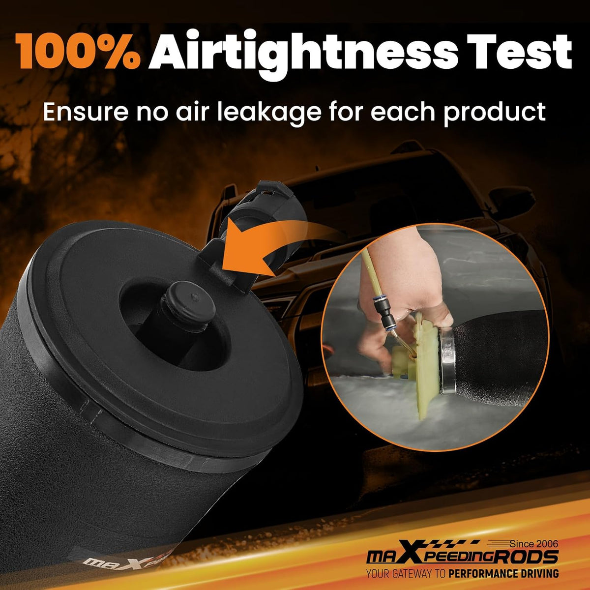 maxpeedingrods rear air suspension bags for lincoln towncar, package contents
