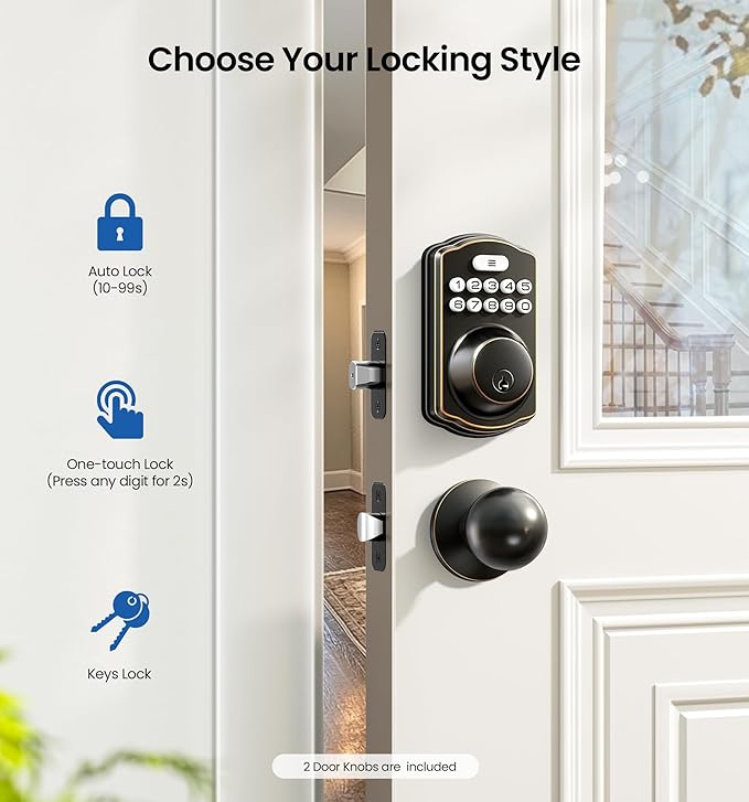 Veise Keyless Entry Door Lock