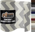 GORILLA GRIP powerGRIP Drawer Shelf and Cabinet Liner, Thick Strong Hold
