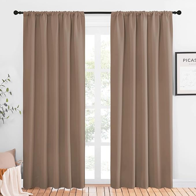 NICETOWN Room Darkening Curtains (Set of 2)