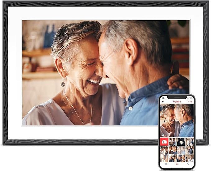 Digital Picture Frame, 10.1'' Frameo Digital Frame Wifi, 32GB Memory, 1280*800