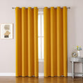 ChrisDowa Room Darkening Curtains 108 Inches Long 2 Panels Set