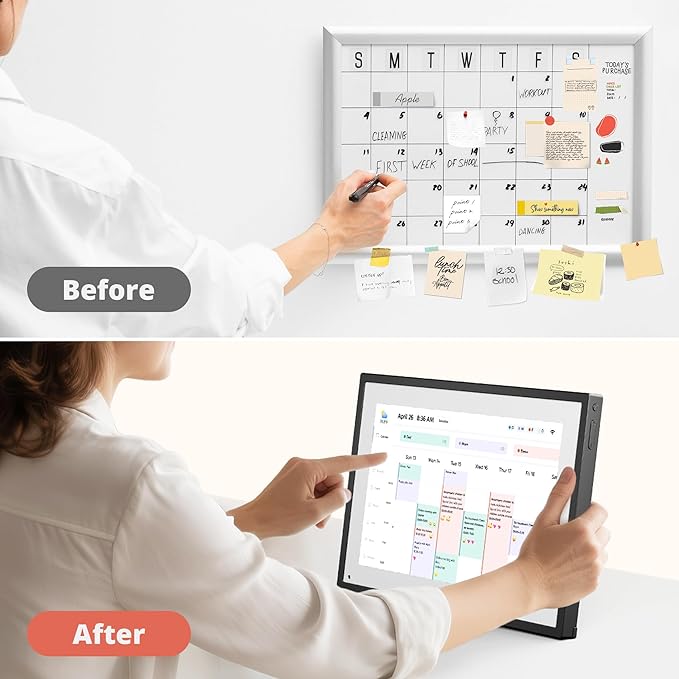 Digital Calendar Touch Screen 10 Inch, Electronic Calendar Chore Chart