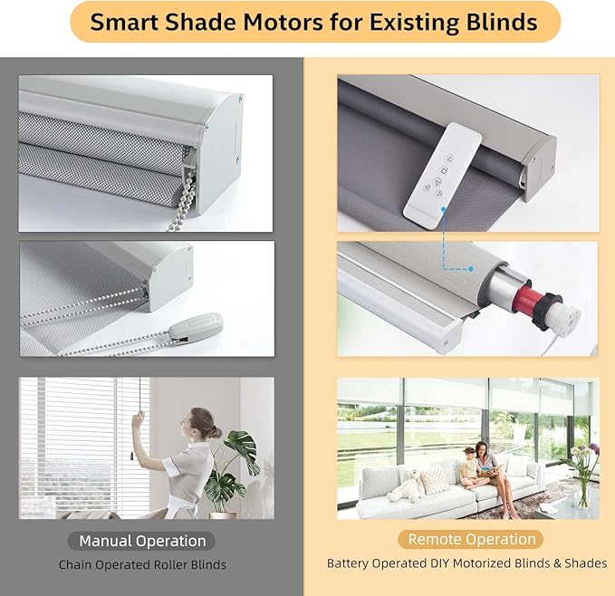 Rollerhouse Roller Blinds Tubular Motor