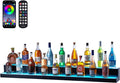 VEVOR LED Lighted Liquor Bottle Display, 2 Tiers 60 Inch Commercial Illuminated