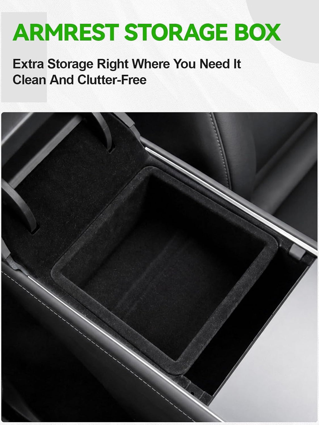 Center Console Organizer for 2020-2024 Model Y/2021-2023 Model 3