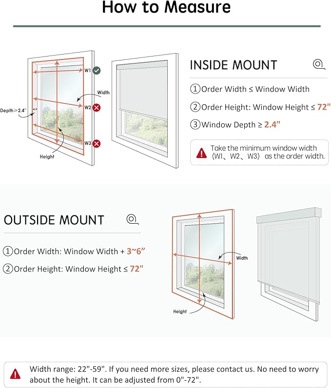 Yoolax Motorized Blinds with Remote, Automatic Shades Compatible with Alexa