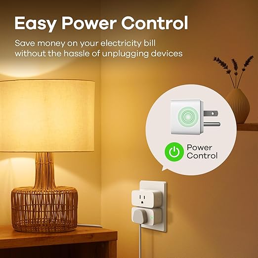 Linkind Matter Smart Plug, Smart Home Smart Outlet Timer, Work