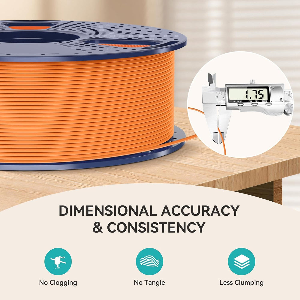 SUNLU 4KG Bundle PLA Matte 1.75mm, Matte Surface 3D Printer Filament
