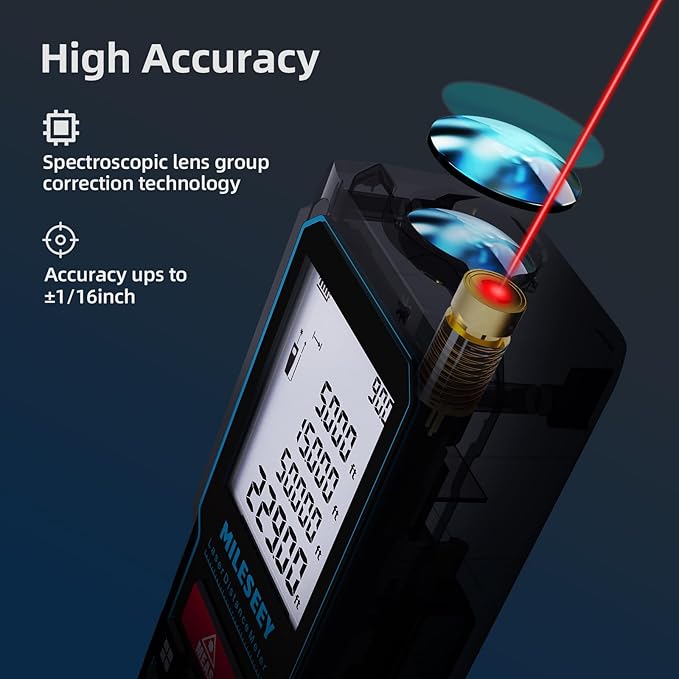 MILESEEY Laser Measurement Tool, 229Ft Laser Measure
