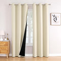 ChrisDowa 100% Blackout Curtains 78 inch Long