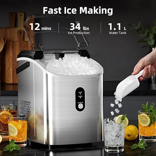 Antarctic Star Nugget Ice Maker Countertop