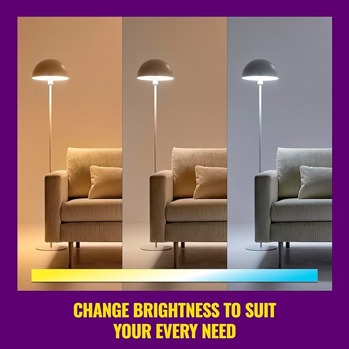 WiZ Color G25 Color Filament LED Smart Bulb (Pack of 6)
