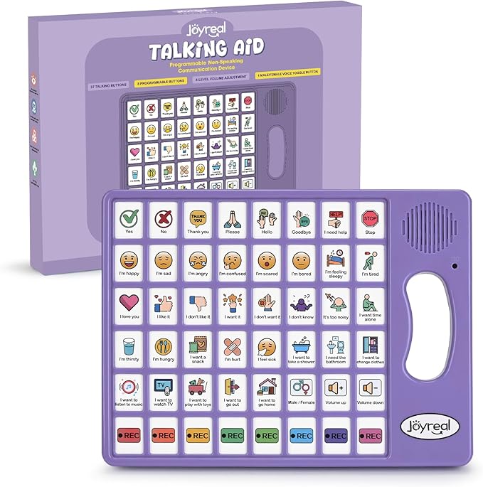 Joyreal AAC Device for Autism, Non Verbal Communication Tools for Speech